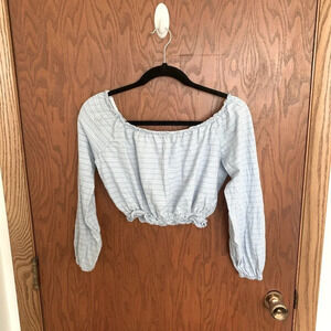 Me To We Off The Shoulder Cinched Blouse